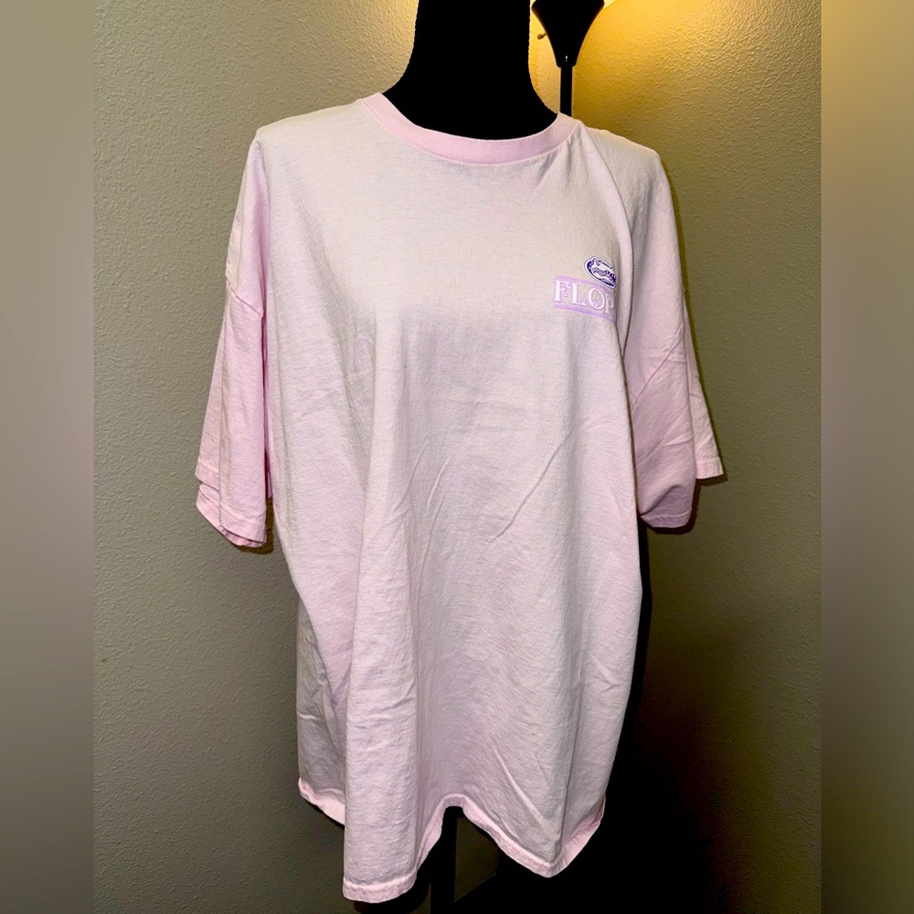 Hanes Florida Gators Pink Women's tee shirt. Purple Accents. 2XL